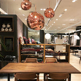 Modern Lava Glass Dome Pendant Light 1-Light