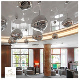 Modern Lava Glass Dome Pendant Light 1-Light