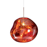 Modern Lava Glass Dome Pendant Light 1-Light