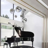 Modern Lava Glass Dome Pendant Light 1-Light