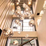 Modern Lava Glass Dome Pendant Light 1-Light