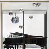 Modern Lava Glass Dome Pendant Light 1-Light