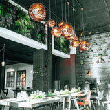 Modern Lava Glass Dome Pendant Light 1-Light