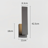 Modern Outdoor Wall Lamp – Waterproof Aluminum LED Exterior Wall Light for Garden and Terrace
