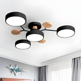 Modern Round LED Ceiling Light Fixture – Energy-Efficient Flush Mount Design for Living Room, Bedroom, or Office