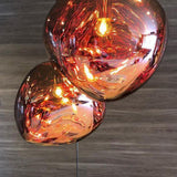 Modern Lava Glass Dome Pendant Light 1-Light