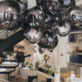 Modern Lava Glass Dome Pendant Light 1-Light