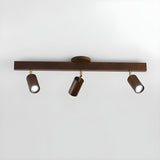 Japanese Wooden Adjustable LED Spotlight 1-Light