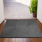 Nivara - 3D Grooved Door Mat of Durable Polyester with Non-Slip for Indoor and Outdoor Use Lasson Living