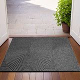 Nivara - 3D Grooved Door Mat of Durable Polyester with Non-Slip for Indoor and Outdoor Use Lasson Living