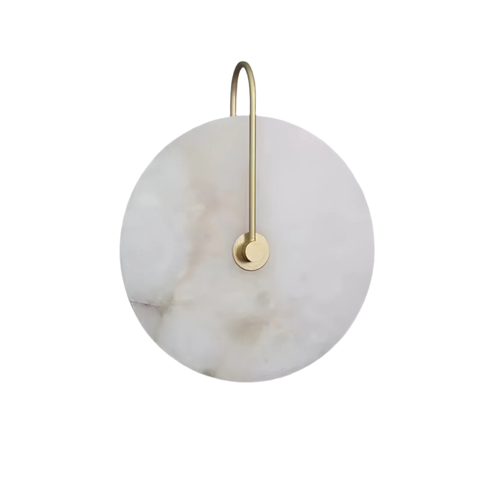 Nordic Marble Alabaster Disc Wall Sconce LED 1-light