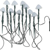 Outdoor Solar LED Mushroom Garden String Lights | Waterproof