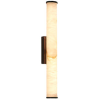 Modern Minimalist Spanish Marble Copper Wall Sconce LED 1-Light
