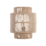 Vintage Bohemian Hand-Woven Rope Wall Sconce LED 1-Light