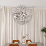 Modern Sphere Stainless Steel LED Pendant Light 1-Light