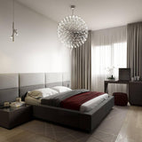 Modern Sphere Stainless Steel LED Pendant Light 1-Light