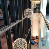 Modern Sphere Stainless Steel LED Pendant Light 1-Light