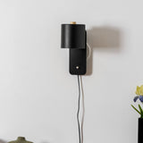 Modern Minimalist Rotatable Cylinder Plug-In Wall Sconce 1-Light