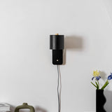 Modern Minimalist Rotatable Cylinder Plug-In Wall Sconce 1-Light