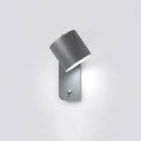 Modern Minimalist Rotatable Cylinder LED Wall Sconce 1-Light
