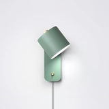Modern Minimalist Rotatable Cylinder Plug-In Wall Sconce 1-Light