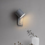 Modern Minimalist Rotatable Cylinder LED Wall Sconce 1-Light