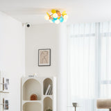 Modern Macaron Globe LED Ceiling Light 1-Light