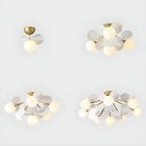 Modern Macaron Globe LED Ceiling Light 1-Light