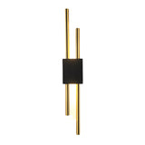 Modern Minimalist Brass Linear Wall Sconce LED 1-Light