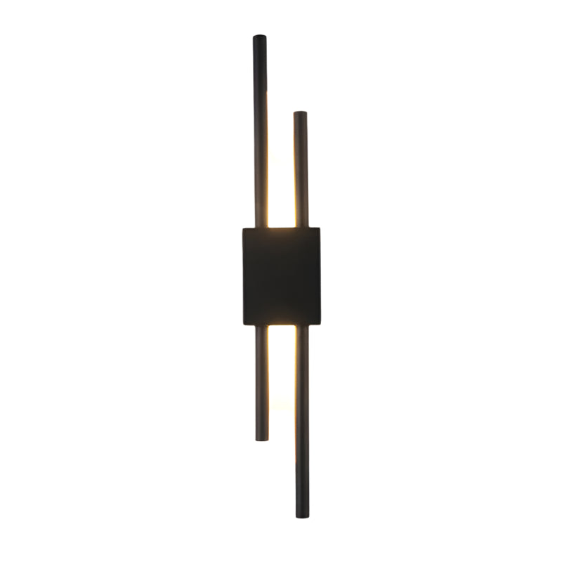 Modern Minimalist Brass Linear Wall Sconce LED 1-Light