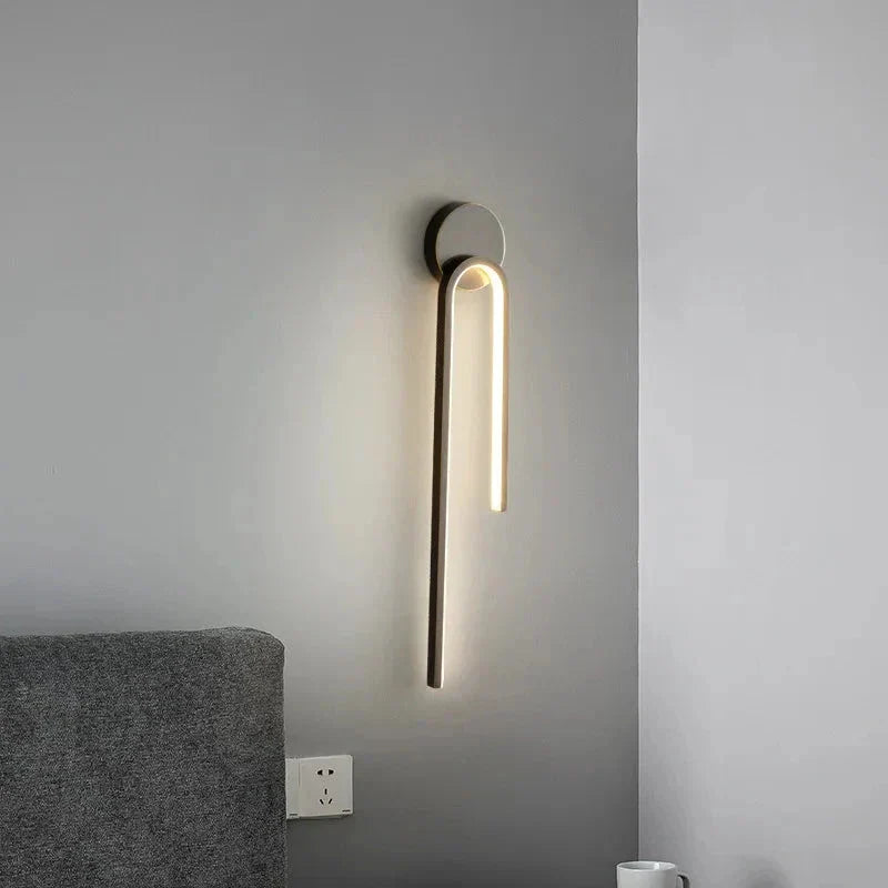 Modern Minimalist Loop LED Wall Sconce 1-Light
