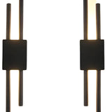 Modern Minimalist Brass Linear Wall Sconce LED 1-Light