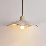 Japanese Vintage Cement Flower Pendant Light | 1-Light