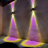 Modern Solar LED Up and Down Wall Light | 1-Light