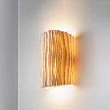 Nordic Textured Half-Cylinder LED Wall Light | 2-Light