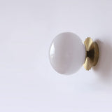 Modern Minimalist Glass Globe Wall Light | 1-Light