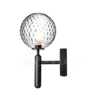 Scandinavian Brass Glass Globe LED Wall Light 1-Light Lasson Living