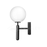 Scandinavian Brass Glass Globe LED Wall Light 1-Light Lasson Living