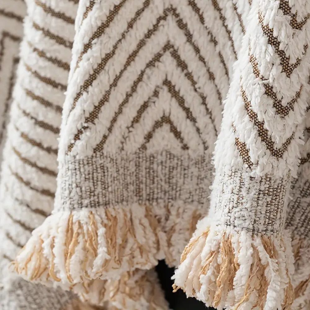 Stripe Herringbone Sofa Cover Lasson Living