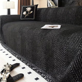 Stripe Herringbone Sofa Cover Lasson Living