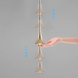 Modern Glass Teardrop LED Pendant Light 1-Light