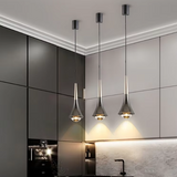 Modern Glass Teardrop LED Pendant Light 1-Light