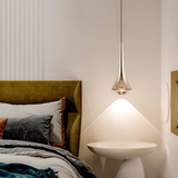 Modern Glass Teardrop LED Pendant Light 1-Light