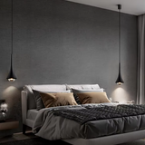 Modern Glass Teardrop LED Pendant Light 1-Light