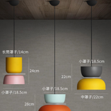 Nordic Zinc Alloy Dual-tone Dome Pendant Light LED 1-light