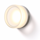 Modern Glass Round Wall Sconce LED 1-Light