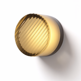 Modern Glass Round Wall Sconce LED 1-Light