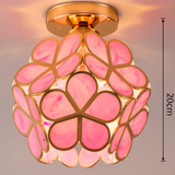 Vintage Floral Ceiling Light 1-Light