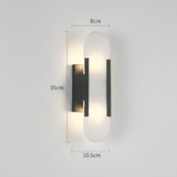 Nordic Alabaster Marble Wall Sconce LED 1-Light