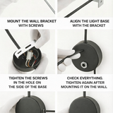 Modern Minimalist Cylinder Wall Sconce LED 2-Light